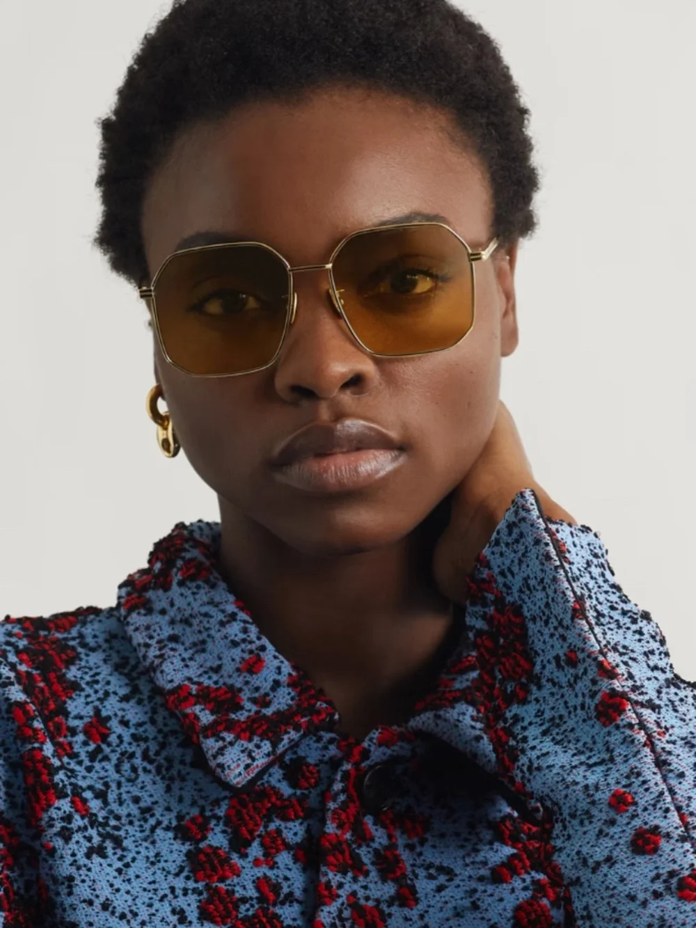 BOTTEGA VENETA SUNGLASSES UNISEX GOLD BV0305SA-001